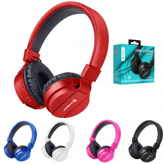 Headphone Bluetooth 5.0 com Rádio Fm Sumexr - SLY-10